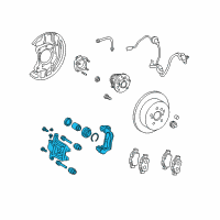 OEM 2004 Toyota Sienna Caliper Diagram - 47750-28270