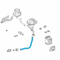 OEM Toyota RAV4 Pipe Sub-Assembly, EGR Diagram - 25611-74050