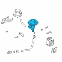 OEM 1996 Toyota RAV4 EGR Valve Diagram - 25620-74310