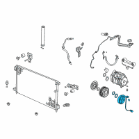 OEM 2006 Honda Accord Stator Set Diagram - 38924-RCA-A01