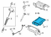 OEM 2022 Ford F-150 MODULE - ENGINE CONTROL - EEC Diagram - ML3Z-12A650-GYB