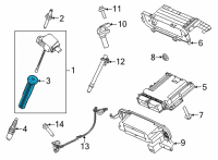 OEM Ford F-150 BOOT - IGNITION WIRE PROTECTIO Diagram - ML3Z-12A402-B