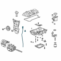 OEM 2018 Cadillac ATS Indicator Asm-Oil Level Diagram - 12654312