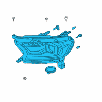 OEM 2019 Ford Ranger Composite Assembly Diagram - KB3Z-13008-C