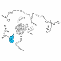 OEM 2019 Infiniti QX50 Heat INSULATOR-Turbine Housing Diagram - 14450-5NA0B