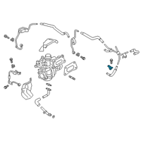 OEM 2020 Infiniti QX50 Sensor Assy-Boost Pressure Diagram - 22365-5NA1A