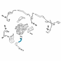 OEM Nissan Pipe Assembly-Oil Return Diagram - 15197-5NA1A