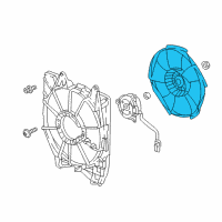 OEM 2021 Honda Accord Fan, Cooling Diagram - 19020-6A0-A01