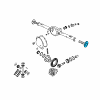 OEM 2010 Dodge Ram 1500 Rear Axle Shaft Diagram - 68045427AA