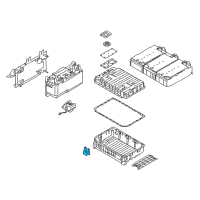 OEM 2017 BMW X5 Holder, High-Voltage Battery, Bottom Diagram - 61-25-7-643-220