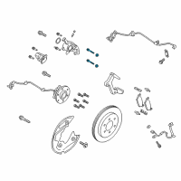OEM 2020 Ford Expedition Caliper Mount Kit Diagram - JL1Z-2C150-A
