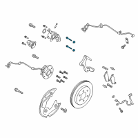 OEM 2018 Lincoln Navigator Caliper Mount Kit Diagram - JL1Z-2C150-A