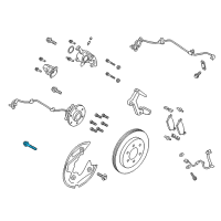 OEM Lincoln Navigator Hub Assembly Mount Bolt Diagram - -W707353-S439