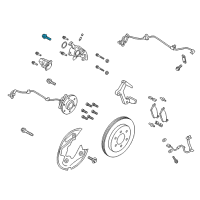 OEM 2020 Lincoln Navigator Caliper Support Mount Bolt Diagram - -W719687-S439