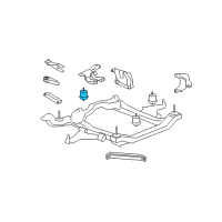 OEM 2007 Saturn Outlook Rear Mount Diagram - 25857748