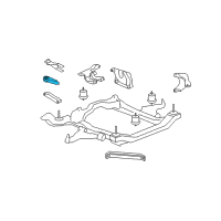 OEM 2016 Buick Enclave Side Bracket Diagram - 23197326