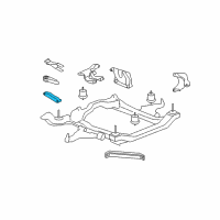 OEM 2016 Buick Enclave Side Bracket Diagram - 25840453