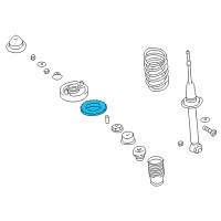 OEM 1998 Chrysler Sebring BUSHING-Rear Spring Diagram - MB910184