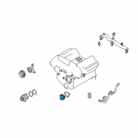 OEM 2004 Nissan Pathfinder Thermostat Assembly Diagram - 21200-4W01B