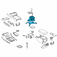 OEM Toyota Shifter Assembly Diagram - 33540-07030