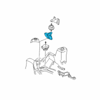 OEM 2002 Chevrolet Trailblazer EXT Motor Mount Bracket Diagram - 88964338