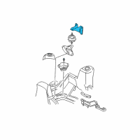 OEM 2003 Chevrolet Trailblazer EXT Bracket Asm-Engine Mount Diagram - 15062379