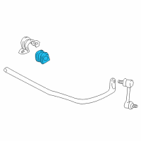 OEM 2010 Pontiac Vibe Insulator, Rear Stabilizer Shaft Diagram - 19184433