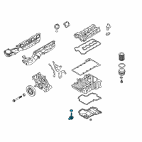 OEM BMW 550i xDrive Oil Levelling Sensor Diagram - 12-61-8-608-780