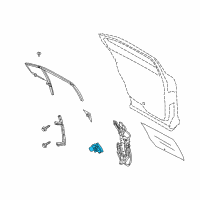 OEM 2018 Ford Explorer Window Motor Diagram - AG1Z-5423395-C