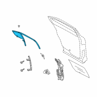 OEM 2013 Ford Taurus Run Channel Diagram - AG1Z-5425766-C