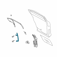 OEM 2017 Ford Taurus Front Guide Diagram - 8A5Z-5425797-A