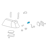 OEM 2005 Lincoln Aviator Holder Diagram - 2C5Z-13411-AA