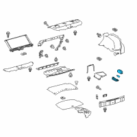 OEM 2022 Lexus RC F Lamp Assembly, Rear Room Diagram - 81250-30210