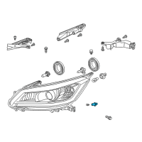 OEM Honda Socket Complete T10 Diagram - 33303-T2A-A01