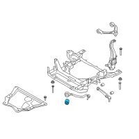 OEM 2016 BMW X6 Rubber Mounting Diagram - 31-12-6-851-693