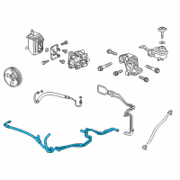 OEM Chevrolet Captiva Sport Lower Return Line Diagram - 22901495