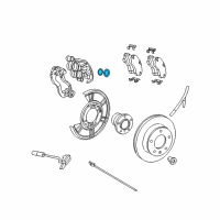 OEM 2008 Dodge Sprinter 2500 Seal-CALIPER Piston Diagram - 68006731AA