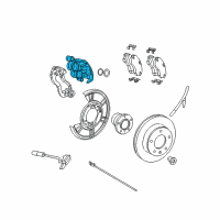 OEM 2007 Dodge Sprinter 2500 CALIPER-Disc Brake Diagram - 68064357AA