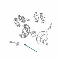 OEM 2007 Dodge Sprinter 2500 Sensor-Wheel Speed Diagram - 68013735AB