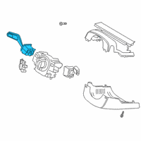 OEM Lincoln Aviator Signal Switch Diagram - LC5Z-13341-DA