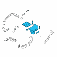 OEM 2017 BMW X3 Intake Silencer Diagram - 13-71-7-583-725