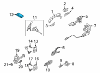 OEM 2022 Kia Seltos Keyless Entry Transmitter Assembly Diagram - 95430Q5500