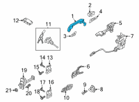 OEM Kia Seltos Door Outside Handle Assembly Diagram - 82651Q5700