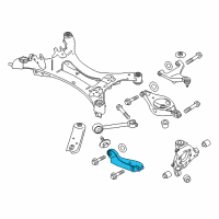 OEM Nissan Link Complete-Lower, Rear Suspension LH Diagram - 551A1-1JA0B