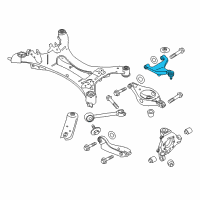 OEM 2014 Nissan Quest Arm Assy-Rear Suspension, Rh Diagram - 55501-1JA0B