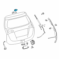 OEM 2013 Toyota RAV4 Hinge Diagram - 68810-0R010