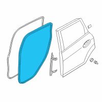 OEM Ford C-Max Weatherstrip On Body Diagram - AM5Z-5825324-D