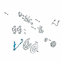 OEM Kia Telluride Sensor Assembly-Abs Rear Diagram - 58950S9100