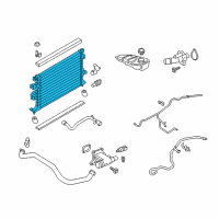 OEM Ford Focus Radiator Diagram - G1FZ-8005-A