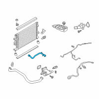 OEM 2018 Ford Focus Upper Hose Diagram - G1FZ-8260-C